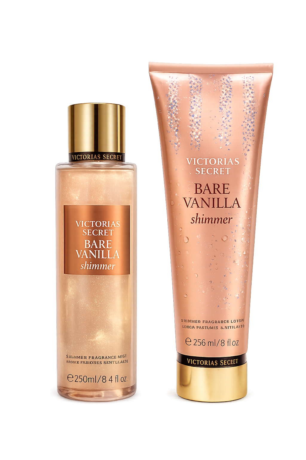 🤍✨ Victoria’s Secret Bare Vanilla Shimmer (Crema + Splash / Body Mist)