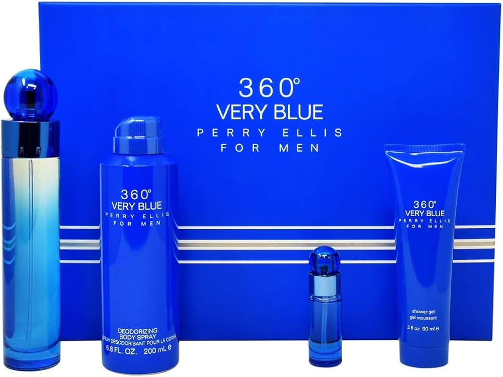 🌟 Set Perry Ellis 360 Blue (360° Very Blue)