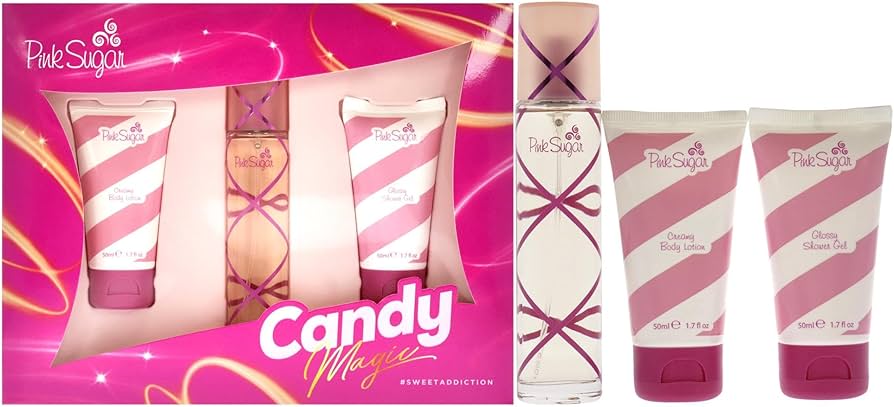 SET PINK SUGAR CANDY MAGIC EDT 3PC GSG 50ML/ SP 100ML/ BL 50ML