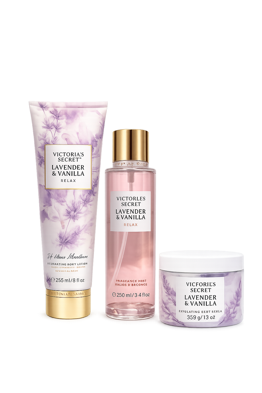 💜🌿 Victoria’s Secret Lavender & Vanilla Relax (Crema + Splash / Body Mist)