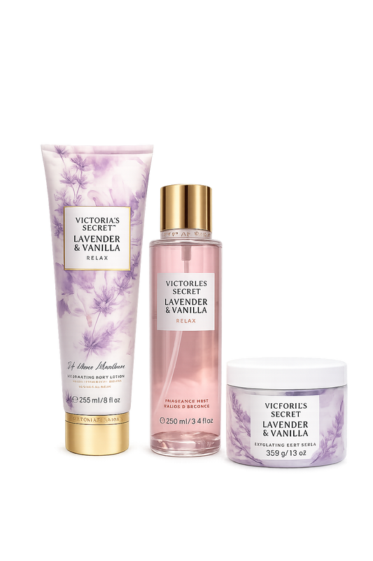 💜🌿 Victoria’s Secret Lavender & Vanilla Relax (Crema + Splash / Body Mist)