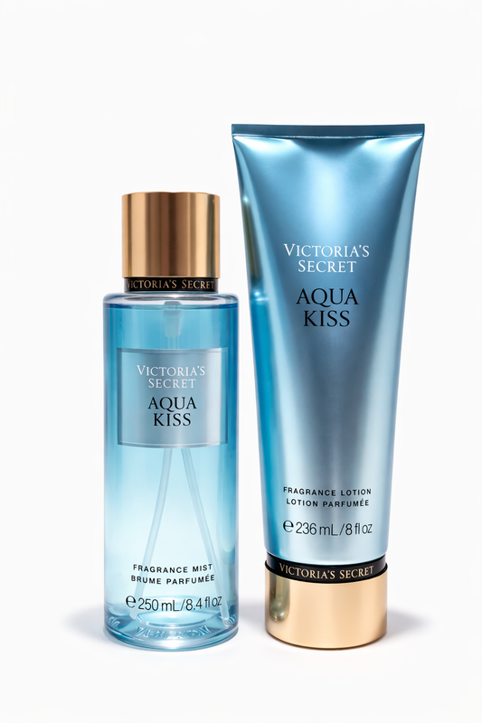 💦 Set Victoria’s Secret Aqua Kiss (Body Mist + Crema Corporal)