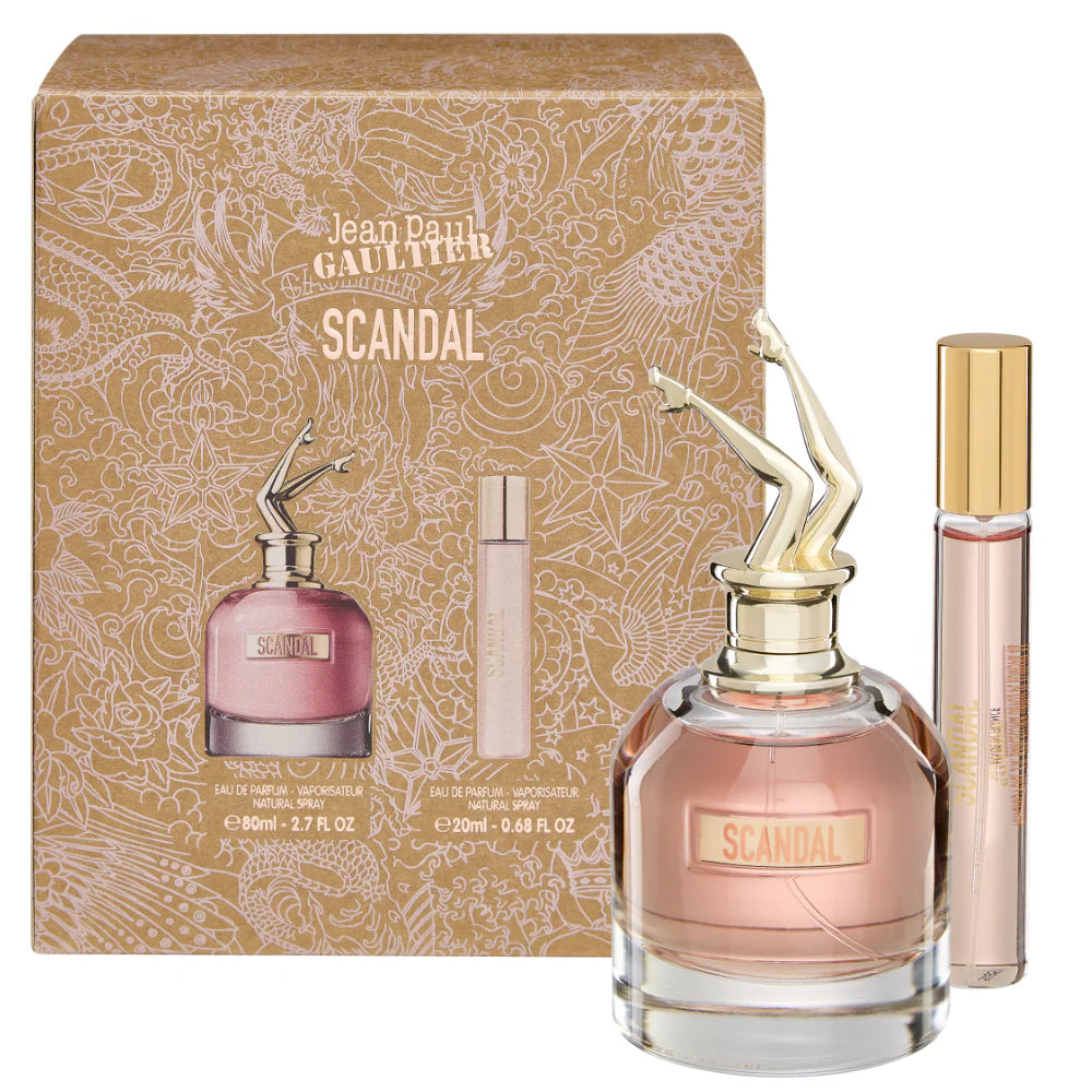 JEAN PAUL GAULTIER SET SCANDAL 2 PCS SP 80ML/ MINI SP 20 ML EDP