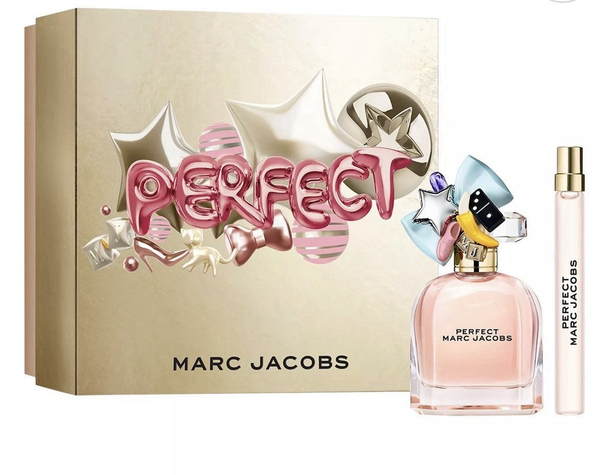 MARC JACOBS SET PERFECT 3 PCS EDP SP 100ML/ BL 75ML/ MINI SP 10ML